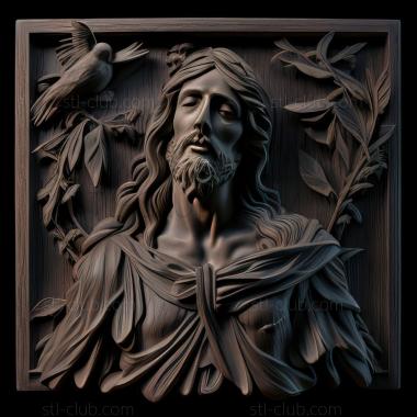 3D model st jesus (STL)